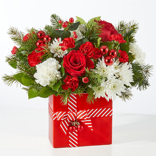 Presents Under the Tree Bouquet –  Blooms By The Lake, Lake Arthur LA