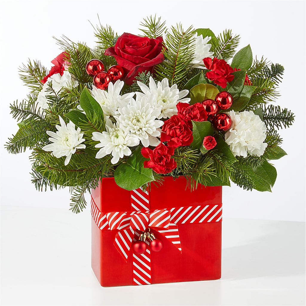 Presents Under the Tree Bouquet –  Blooms By The Lake, Lake Arthur LA