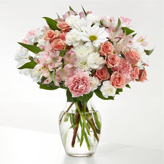 Blush Crush Bouquet –  Blooms By The Lake, Lake Arthur LA