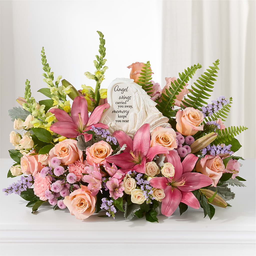 Gentle Light Arrangement –  Blooms By The Lake, Lake Arthur LA