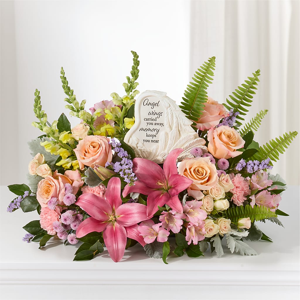 Gentle Light Arrangement –  Blooms By The Lake, Lake Arthur LA