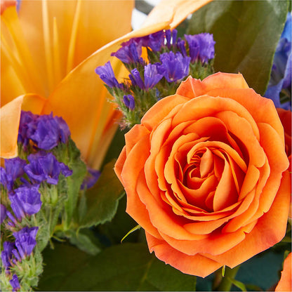 Radiant Citrus Box Bouquet –  Blooms By The Lake, Lake Arthur LA