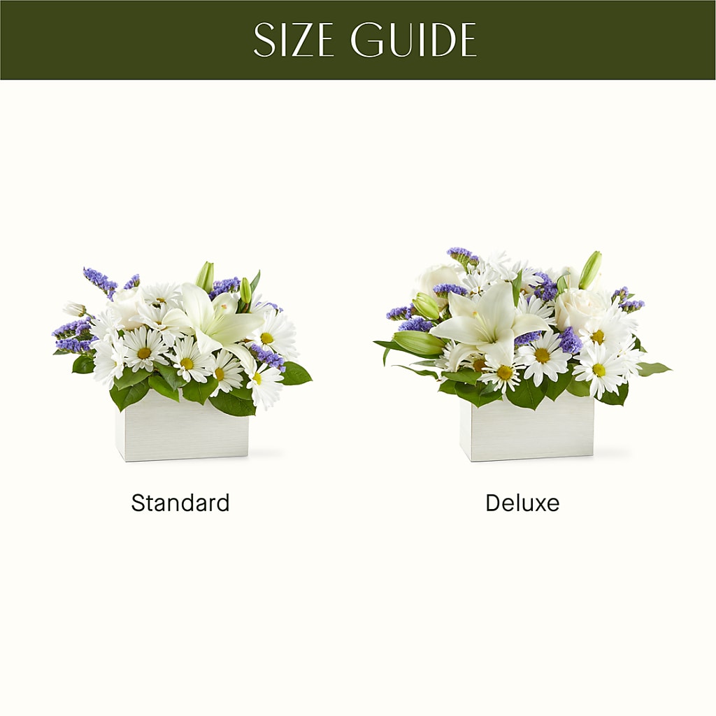 Beyond Blue Box Bouquet –  Blooms By The Lake, Lake Arthur LA