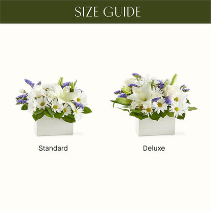Beyond Blue Box Bouquet –  Blooms By The Lake, Lake Arthur LA