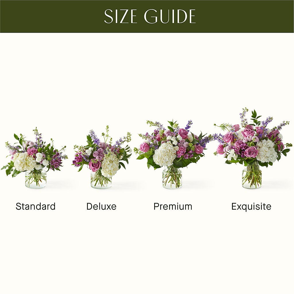 Violet Caress Bouquet –  Blooms By The Lake, Lake Arthur LA