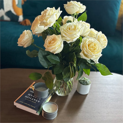 Long Stem Yellow Rose Bouquet –  Blooms By The Lake, Lake Arthur LA