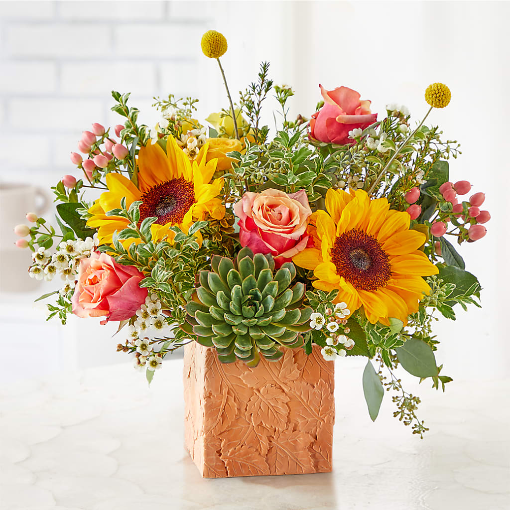 Sunflower Season Bouquet –  Blooms By The Lake, Lake Arthur LA