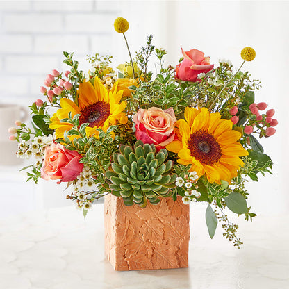 Sunflower Season Bouquet –  Blooms By The Lake, Lake Arthur LA