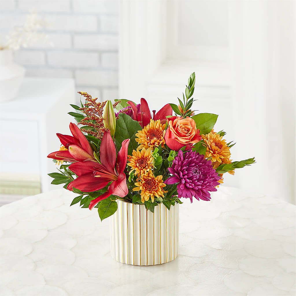 Burgundy Landscape Bouquet –  Blooms By The Lake, Lake Arthur LA