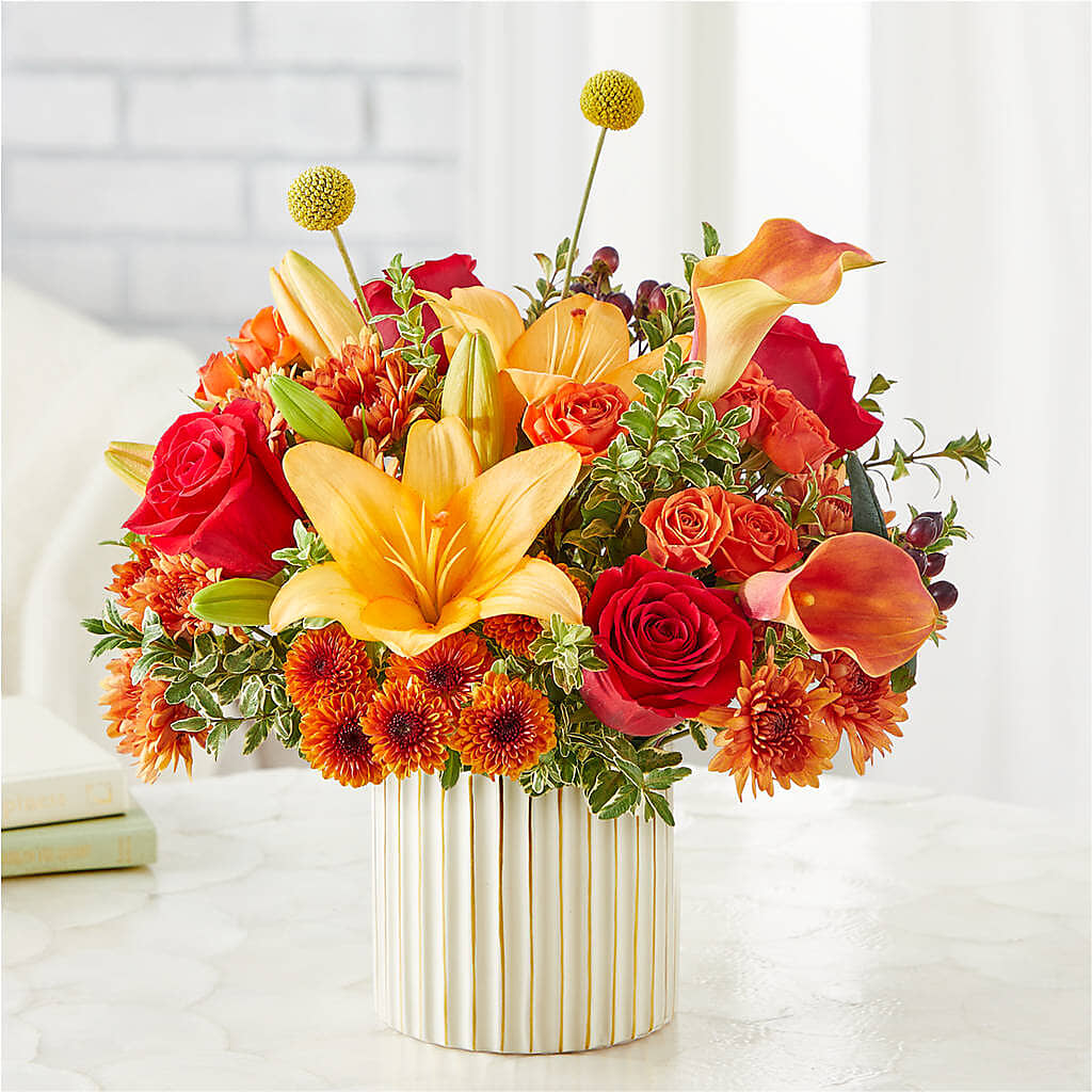 Scarlet Skies Bouquet –  Blooms By The Lake, Lake Arthur LA