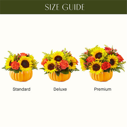 Pick of the Patch Pumpkin Bouquet –  Blooms By The Lake, Lake Arthur LA