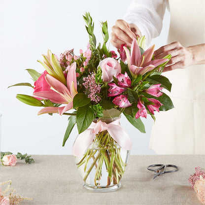 Pink Ribbon - A Florist Original –  Blooms By The Lake, Lake Arthur LA