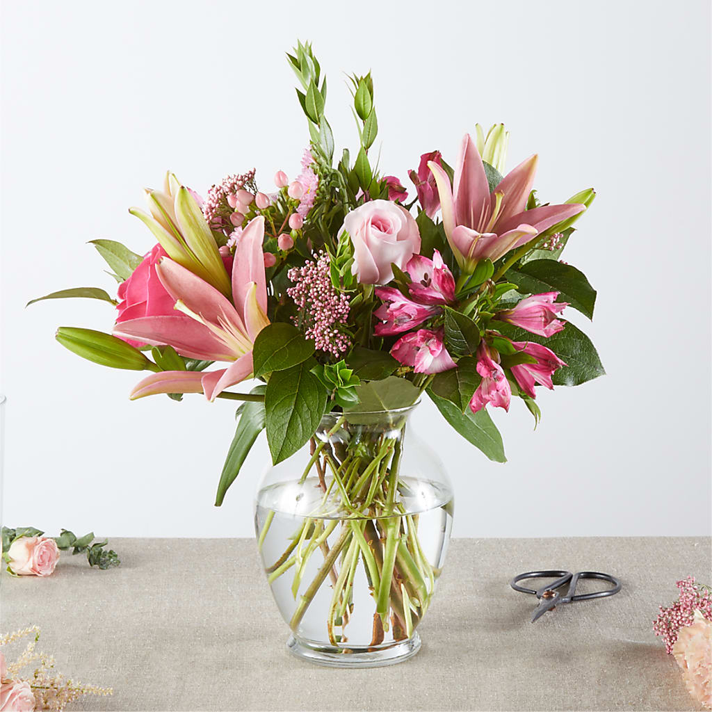 Pink Ribbon - A Florist Original –  Blooms By The Lake, Lake Arthur LA