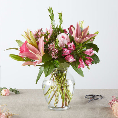 Pink Ribbon - A Florist Original –  Blooms By The Lake, Lake Arthur LA