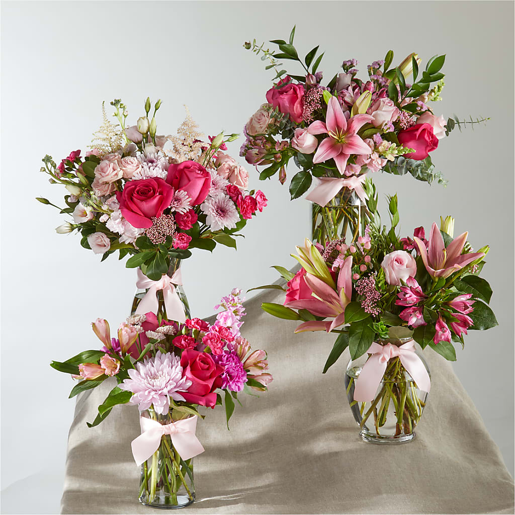 Pink Ribbon - A Florist Original –  Blooms By The Lake, Lake Arthur LA