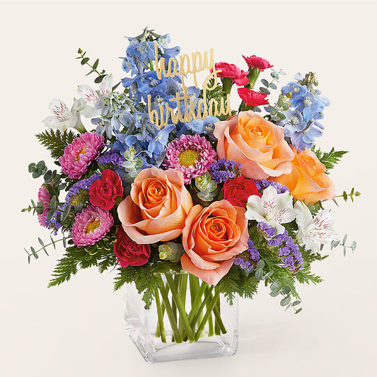 Birthday Bash Bouquet –  Blooms By The Lake, Lake Arthur LA