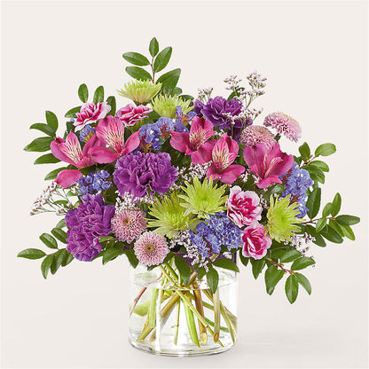 Glass Half Full Bouquet –  Blooms By The Lake, Lake Arthur LA