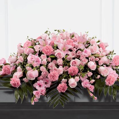 Garden of Comfort Casket Spray (Standard) –  Blooms By The Lake, Lake Arthur LA
