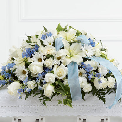 Tender Treasure Casket Spray –  Blooms By The Lake, Lake Arthur LA