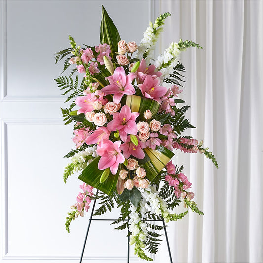 Elegant Embrace Standing Spray –  Blooms By The Lake, Lake Arthur LA