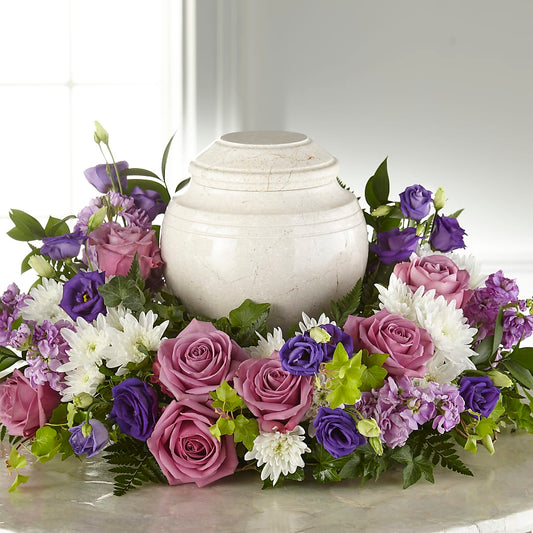 Blooming Sympathy Cremation Adornment –  Blooms By The Lake, Lake Arthur LA