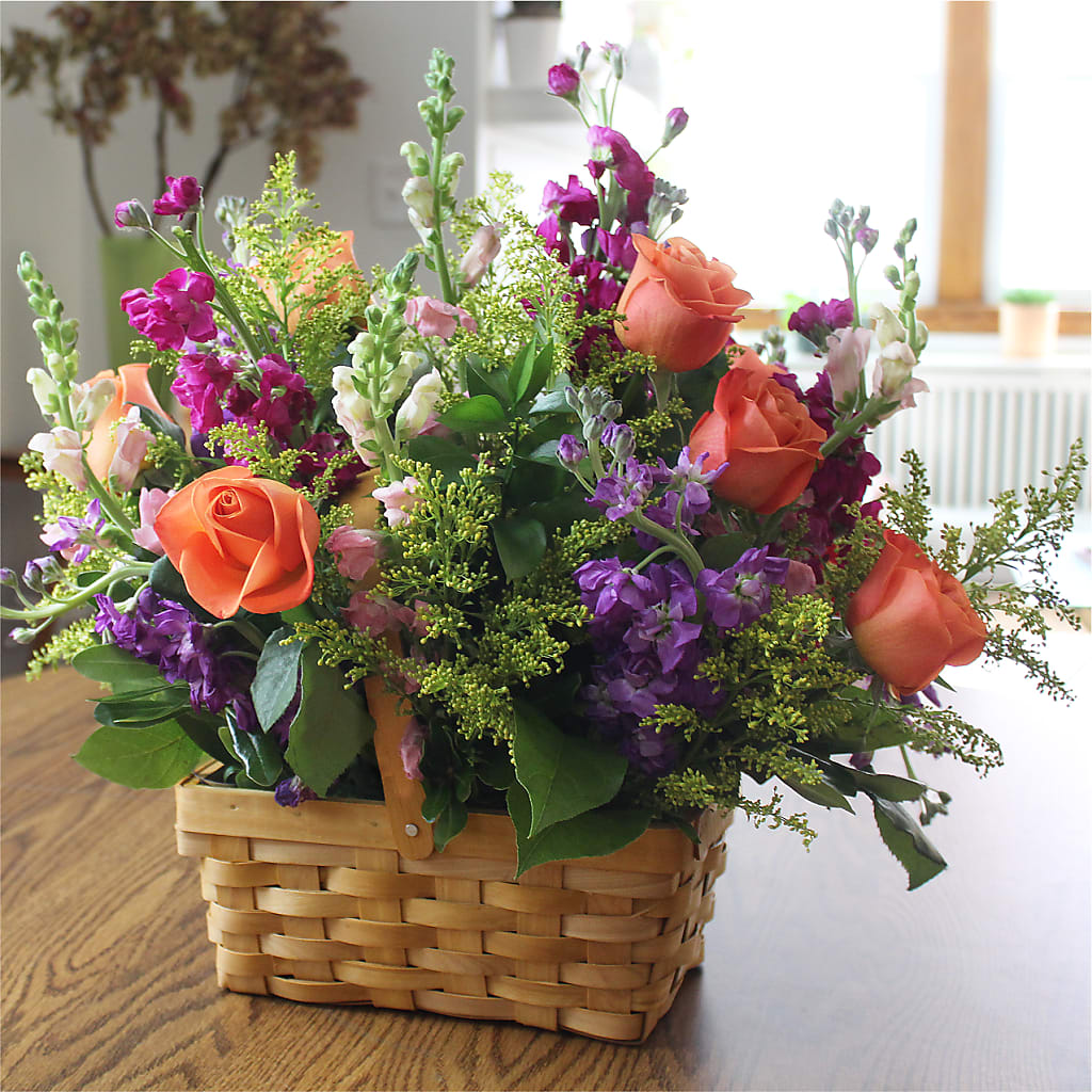 Garden of Life Basket –  Blooms By The Lake, Lake Arthur LA