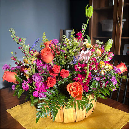 Garden of Life Basket –  Blooms By The Lake, Lake Arthur LA