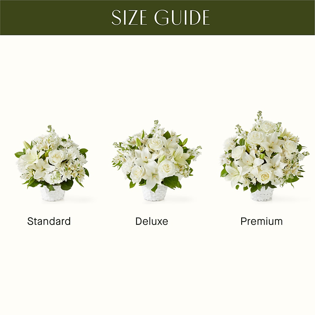 Peaceful Reflections Arrangement –  Blooms By The Lake, Lake Arthur LA
