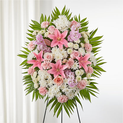 Offering Solace Standing Spray –  Blooms By The Lake, Lake Arthur LA