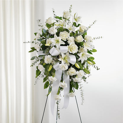 With Care Standing Spray –  Blooms By The Lake, Lake Arthur LA