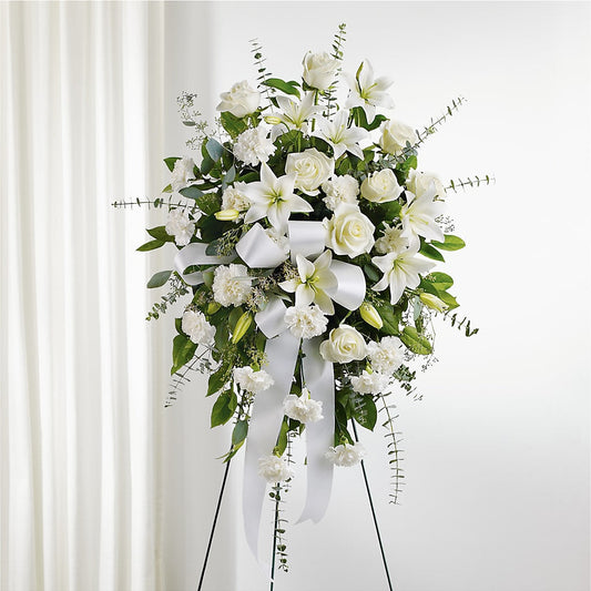 With Care Standing Spray –  Blooms By The Lake, Lake Arthur LA