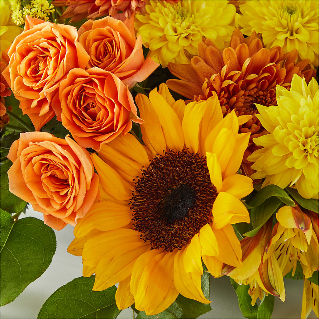 Autumn Harmony Centerpiece –  Blooms By The Lake, Lake Arthur LA