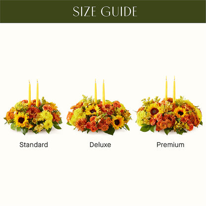 Autumn Harmony Centerpiece –  Blooms By The Lake, Lake Arthur LA