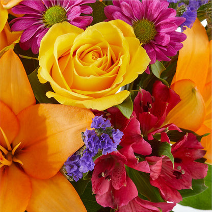 Colorful Visions Bouquet –  Blooms By The Lake, Lake Arthur LA