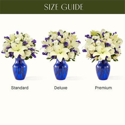 Sapphire Rush Bouquet –  Blooms By The Lake, Lake Arthur LA