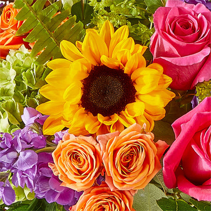 Vibrant Greetings Bouquet –  Blooms By The Lake, Lake Arthur LA