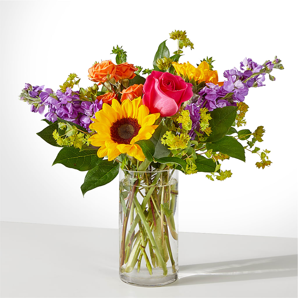 Vibrant Greetings Bouquet –  Blooms By The Lake, Lake Arthur LA