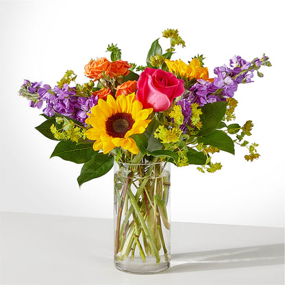 Vibrant Greetings Bouquet –  Blooms By The Lake, Lake Arthur LA