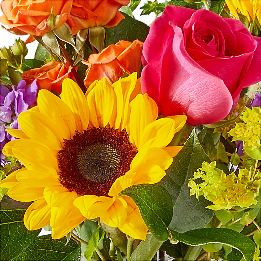 Vibrant Greetings Bouquet –  Blooms By The Lake, Lake Arthur LA