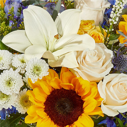 Wonderfully Sunny Bouquet –  Blooms By The Lake, Lake Arthur LA