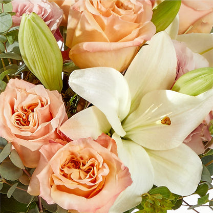 Grapefruit Splash Bouquet –  Blooms By The Lake, Lake Arthur LA