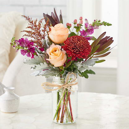 Moody Hues Bouquet –  Blooms By The Lake, Lake Arthur LA