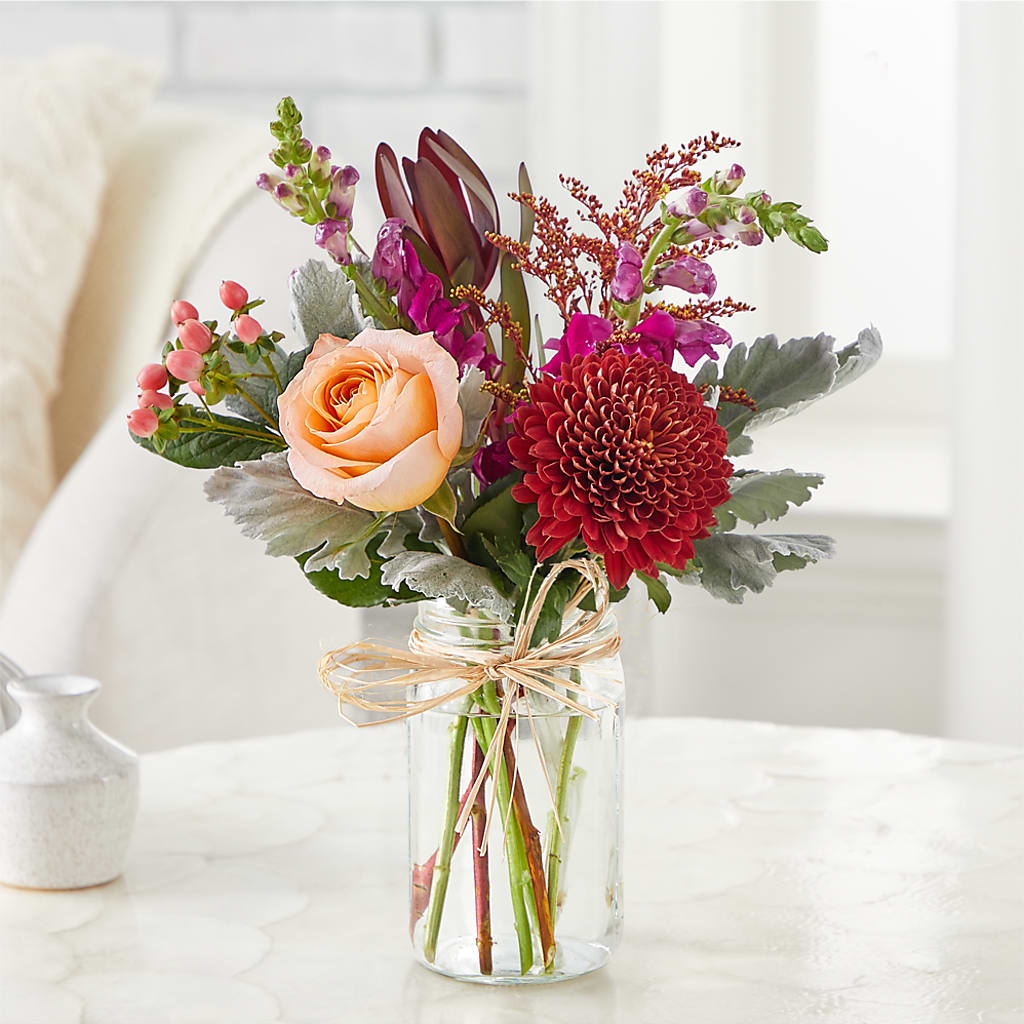 Moody Hues Bouquet –  Blooms By The Lake, Lake Arthur LA