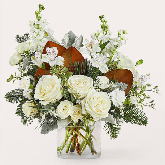 Fresh Snowfall Bouquet –  Blooms By The Lake, Lake Arthur LA