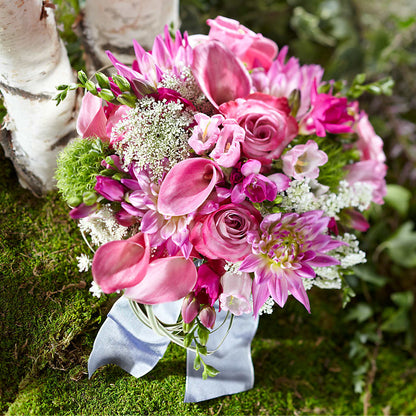Pink Profusion Bouquet –  Blooms By The Lake, Lake Arthur LA