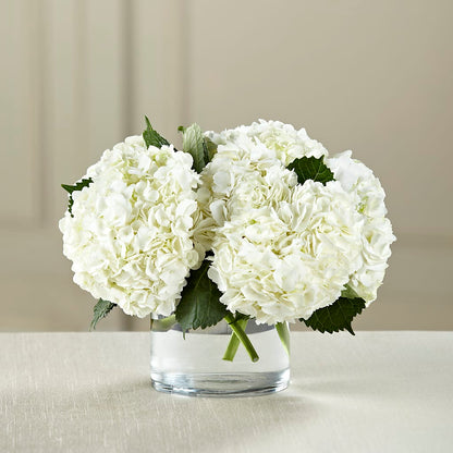 White Hydrangea Bouquet –  Blooms By The Lake, Lake Arthur LA