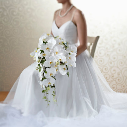 Classic White Bouquet –  Blooms By The Lake, Lake Arthur LA