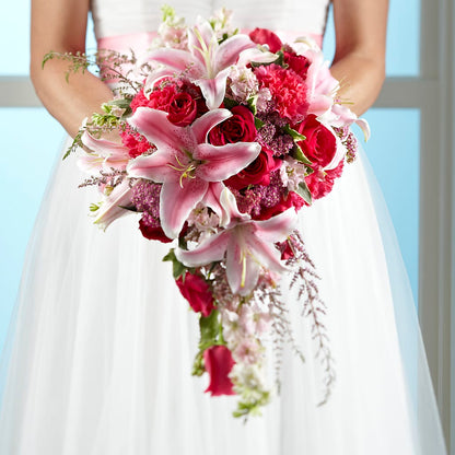 Lily & Rose Bouquet –  Blooms By The Lake, Lake Arthur LA